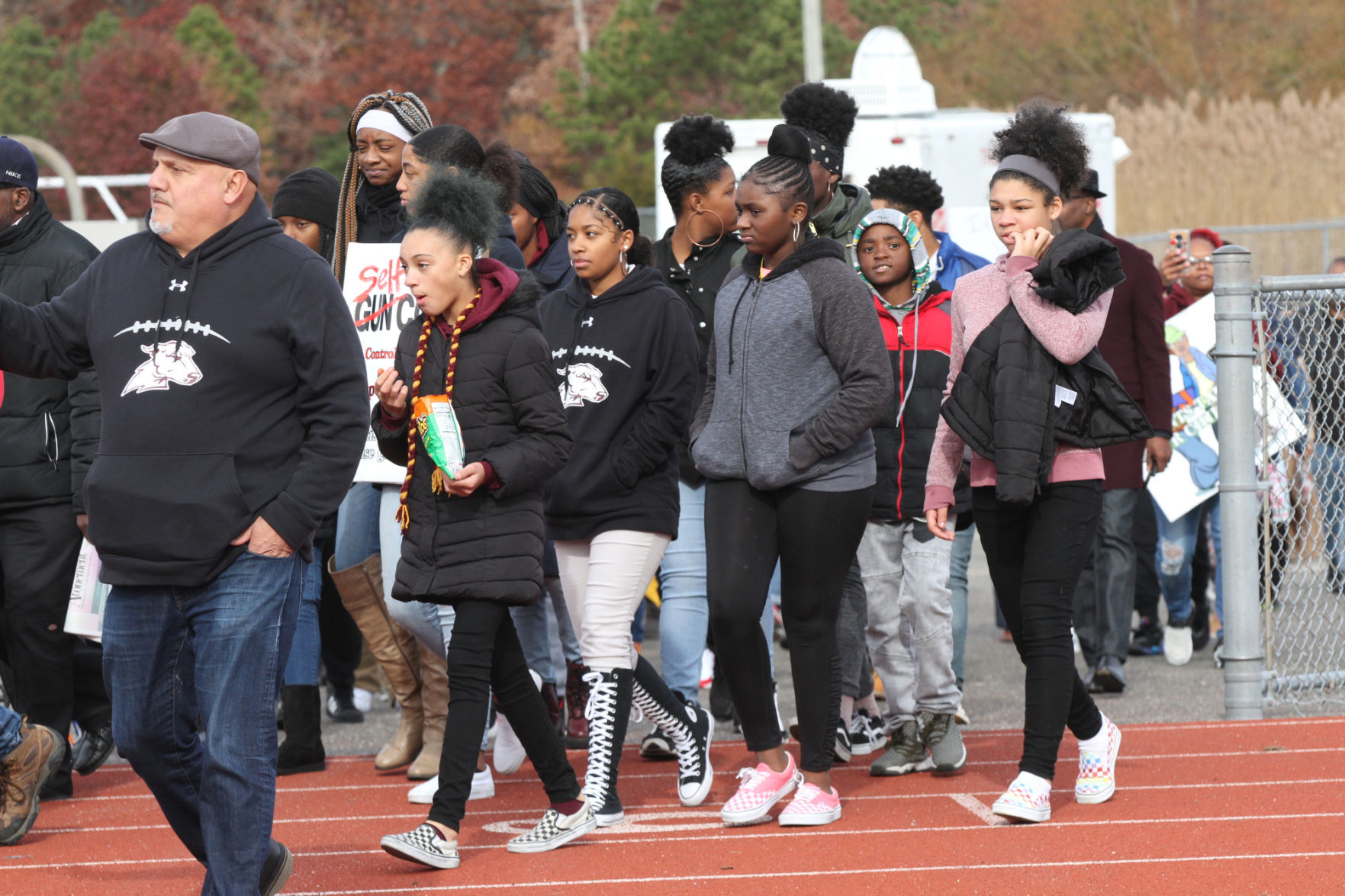 Pleasantville peace march